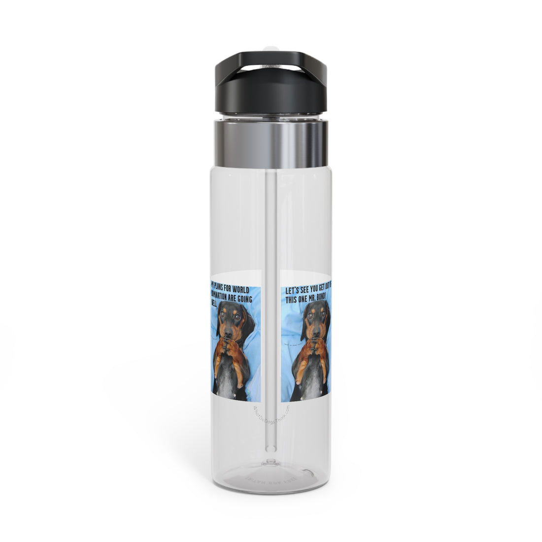 Devious Dachshound Sport Bottle, 20oz