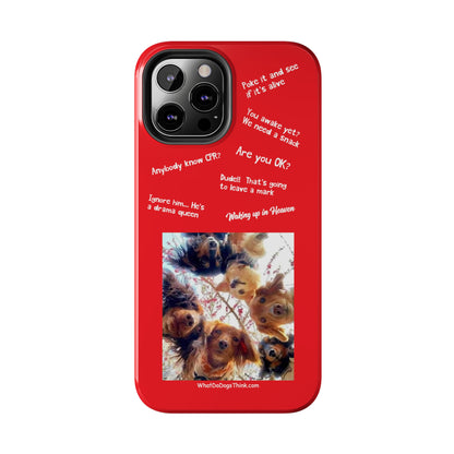 Are you OK? Compilation  Red Tough Phone Cases