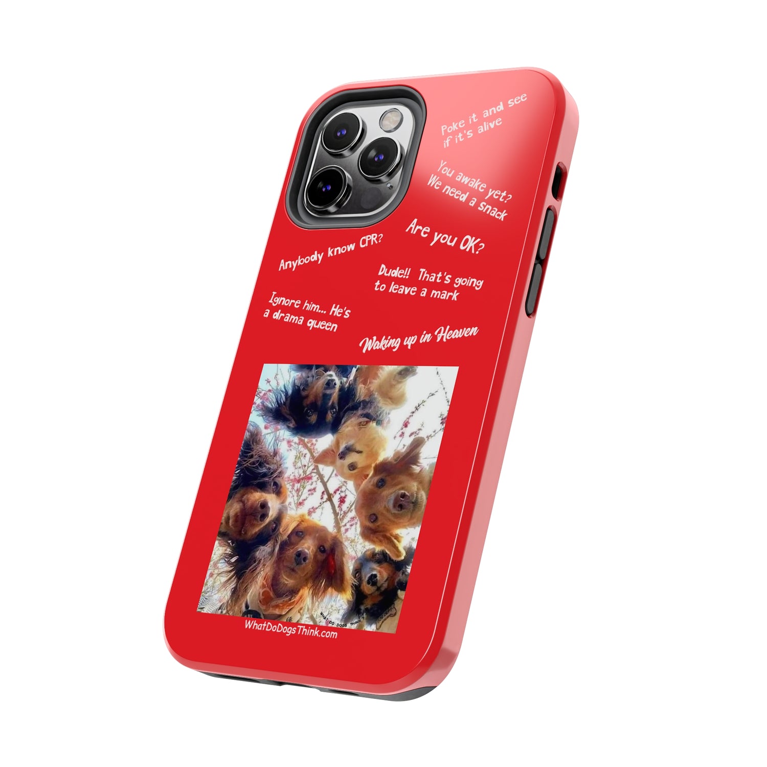 Are you OK? Compilation  Red Tough Phone Cases