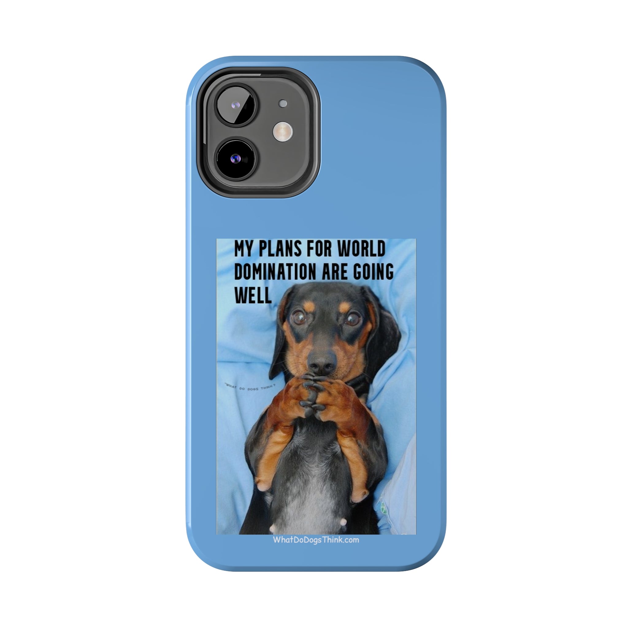 World Domination    Blue Tough Phone Cases