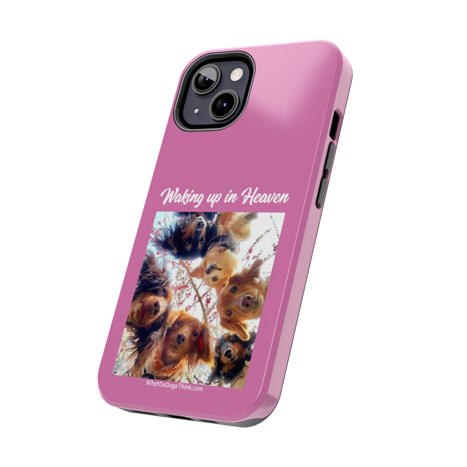 Waking Up in Heaven   Pink Tough Phone Cases