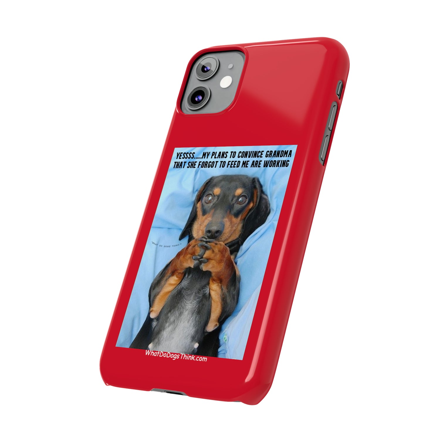 Grandma    Red Slim Phone Cases