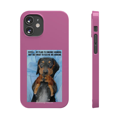 Grandma    Pink Slim Phone Cases