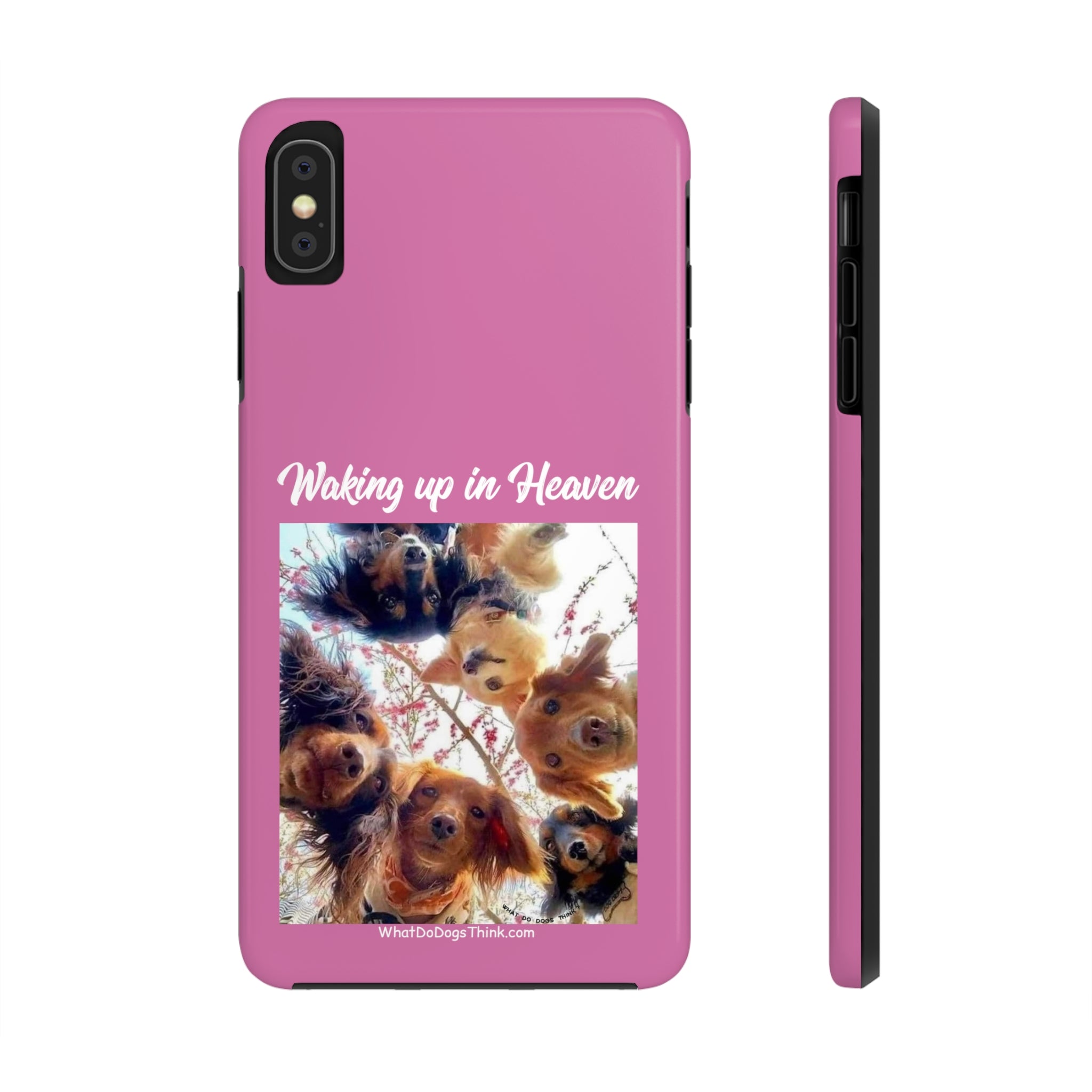 Waking Up in Heaven   Pink Tough Phone Cases