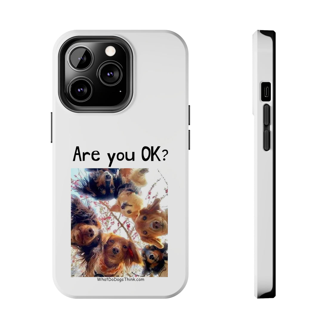 Are You OK? White Tough Phone Cases