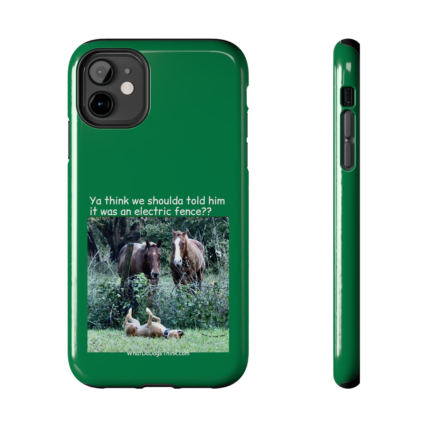 Electric Fence   Green Tough Phone Cases