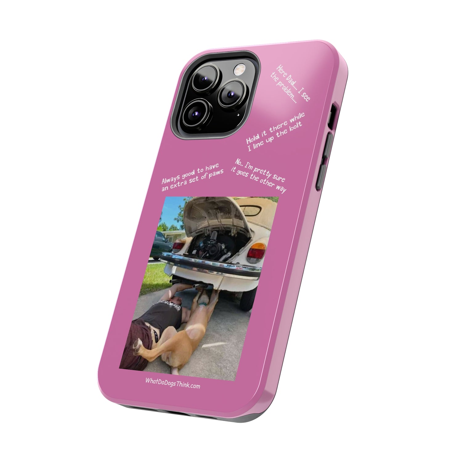 Bug Helper Compilation   Pink Tough Phone Cases