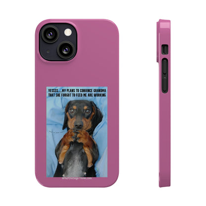 Grandma    Pink Slim Phone Cases