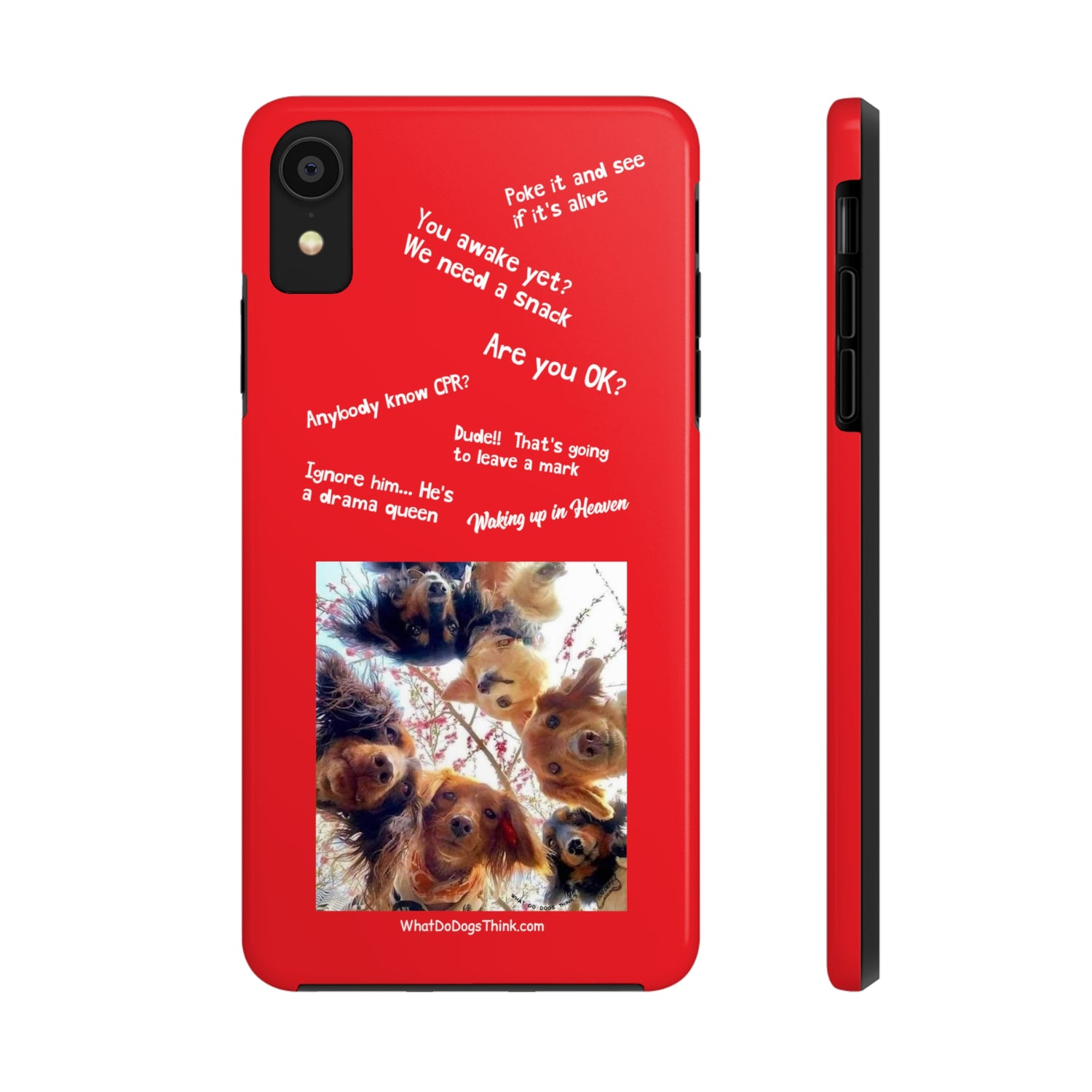 Are you OK? Compilation  Red Tough Phone Cases