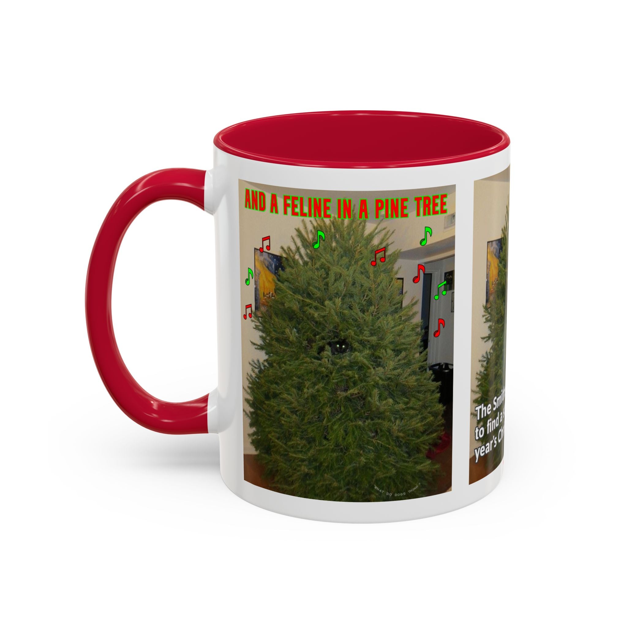 Christmas Tree Cat Mug