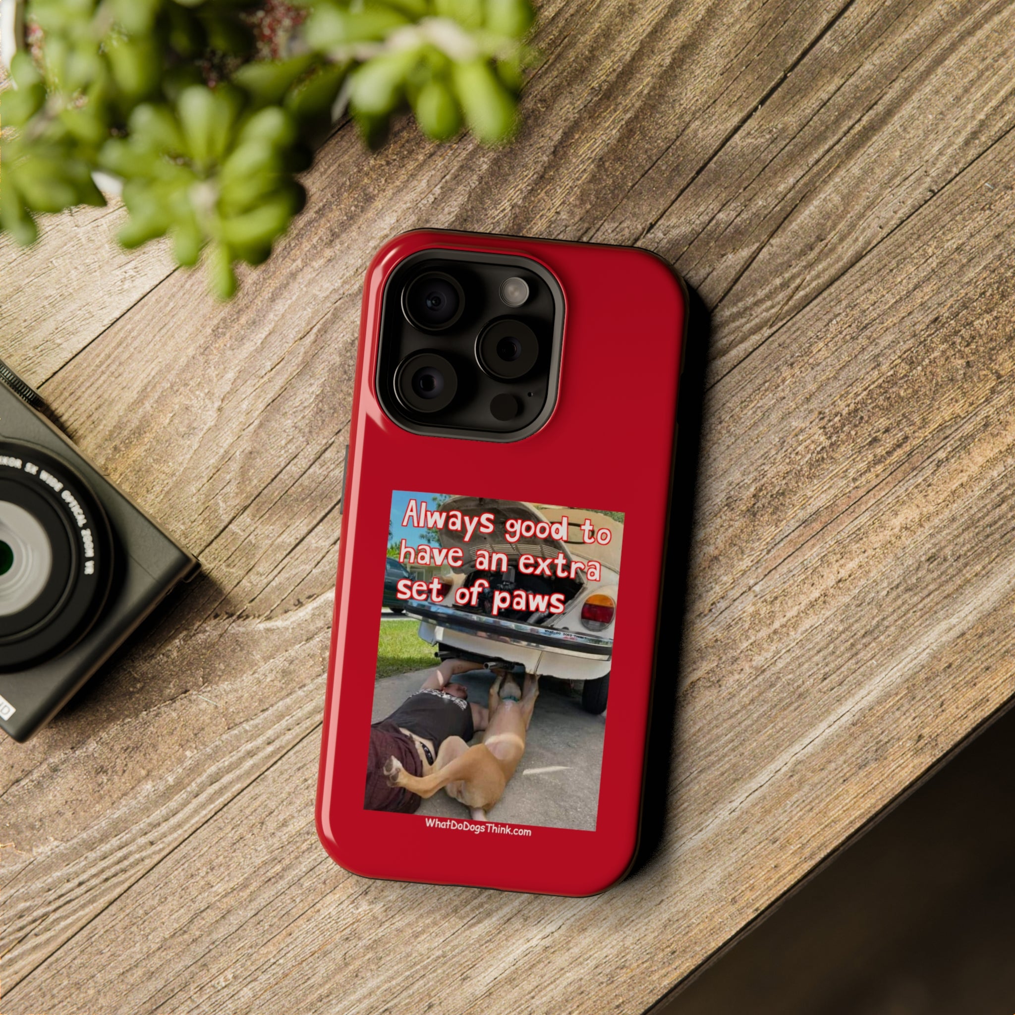 Extra Paw    Red MagSafe Tough Cases