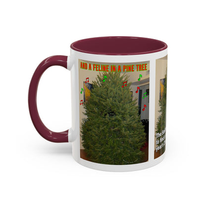 Christmas Tree Cat Mug
