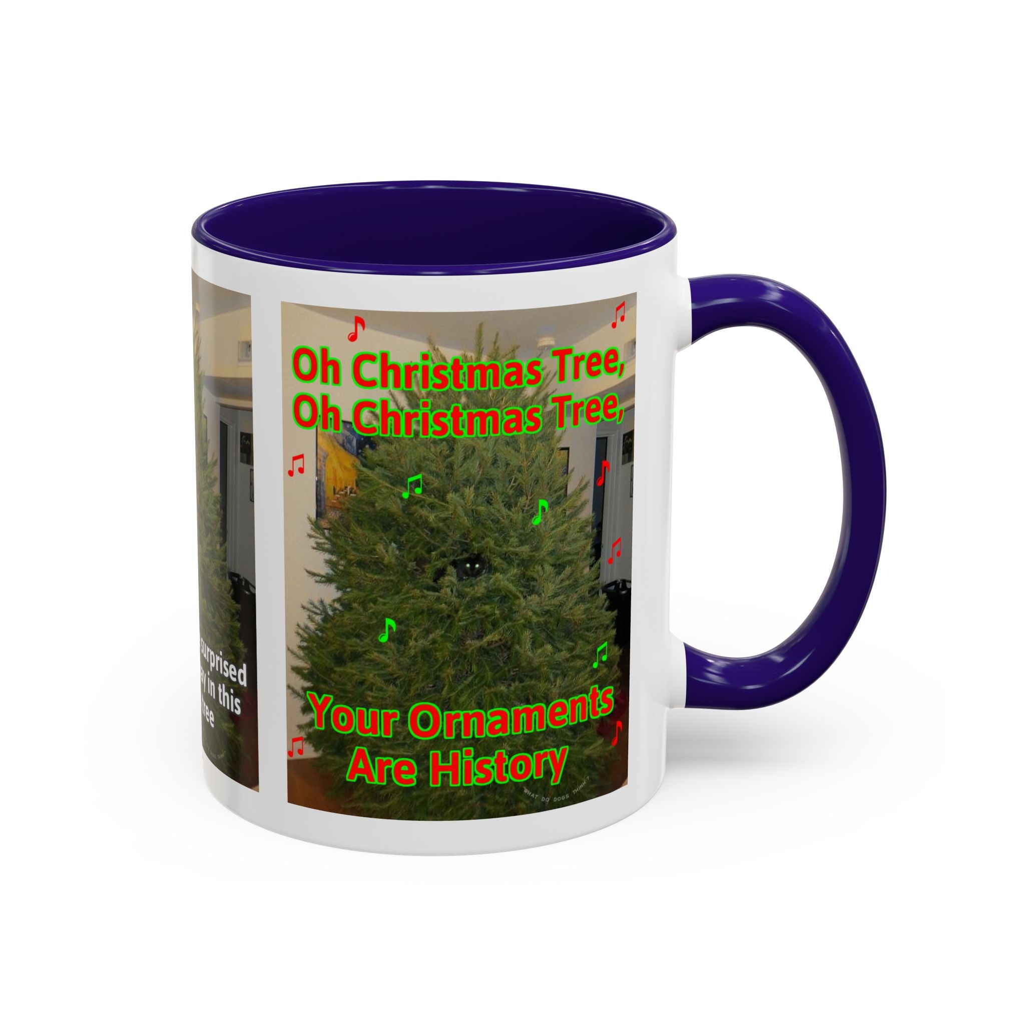 Christmas Tree Cat Mug