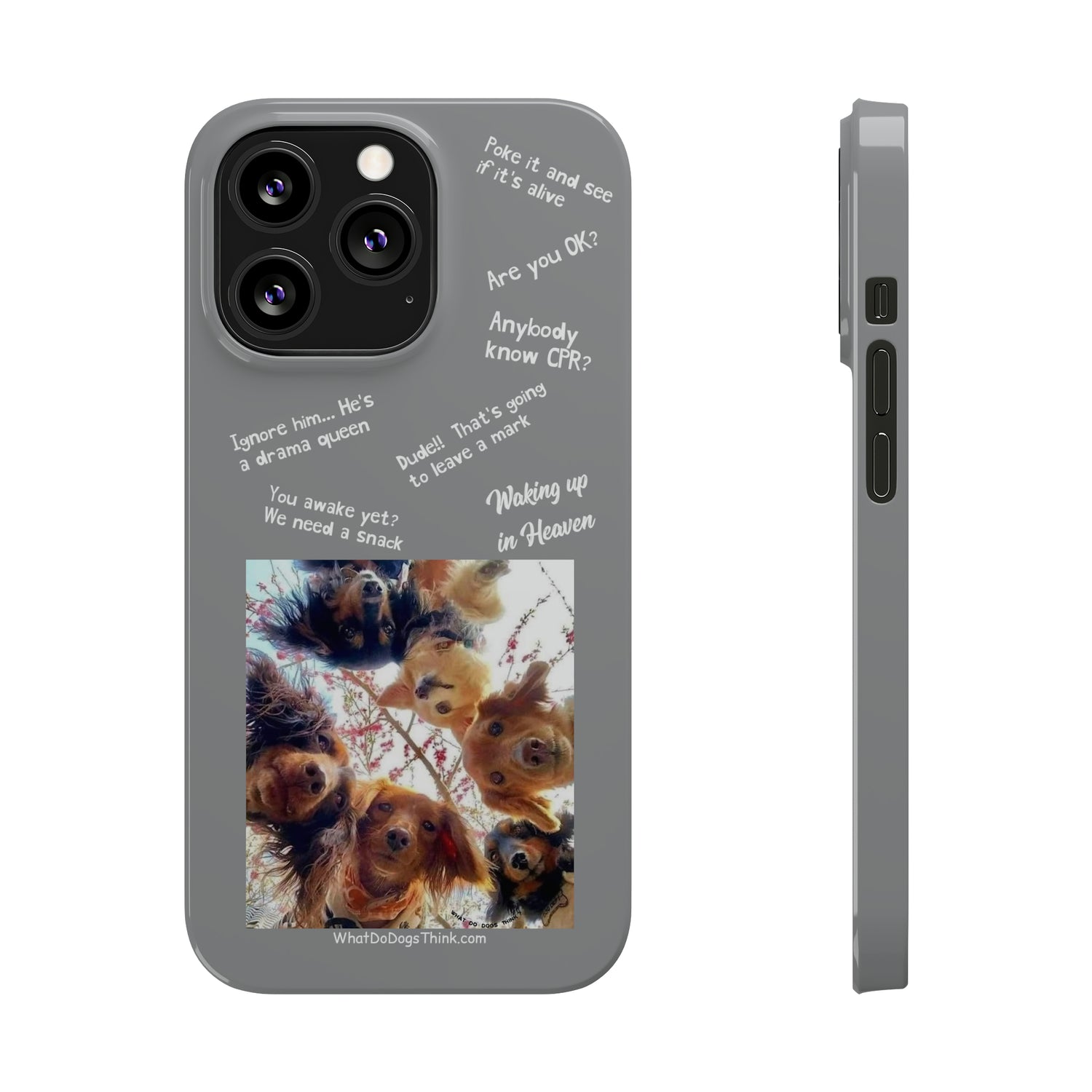 Are You OK?  Compilation    Grey Slim Phone Cases