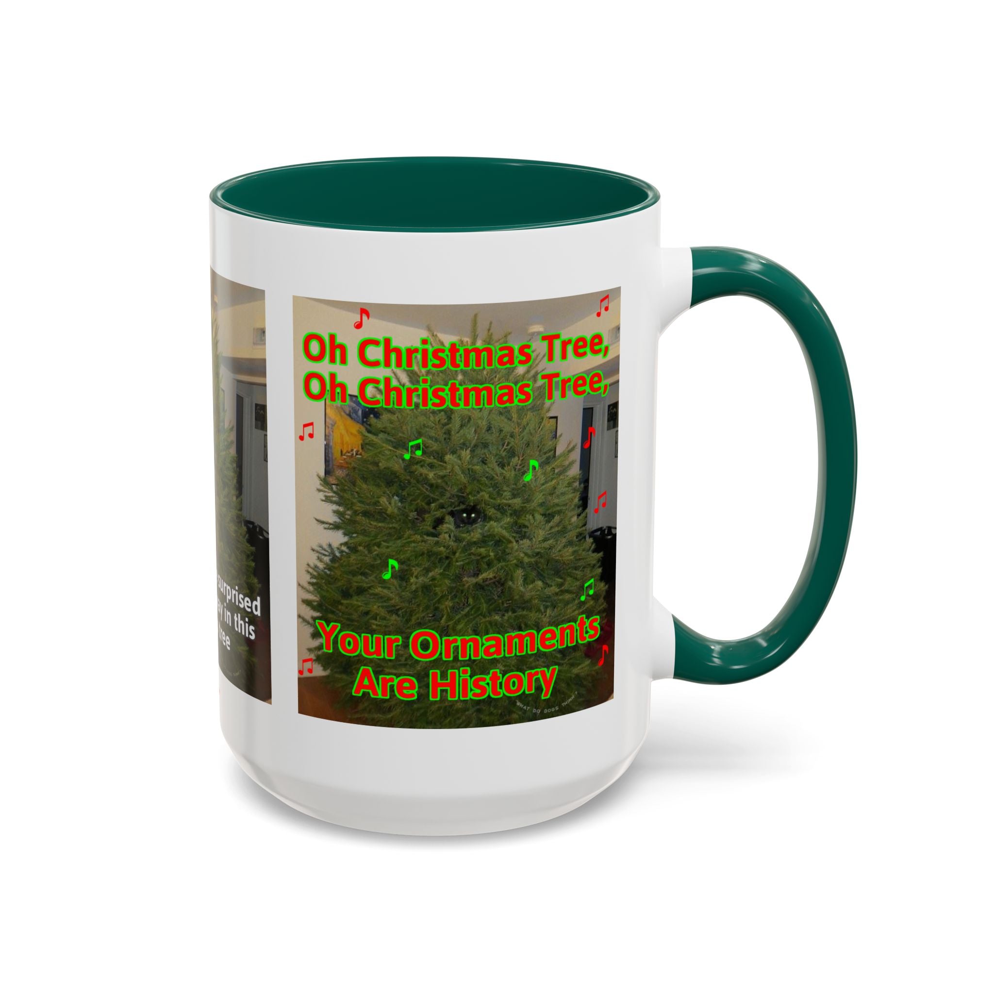 Christmas Tree Cat Mug