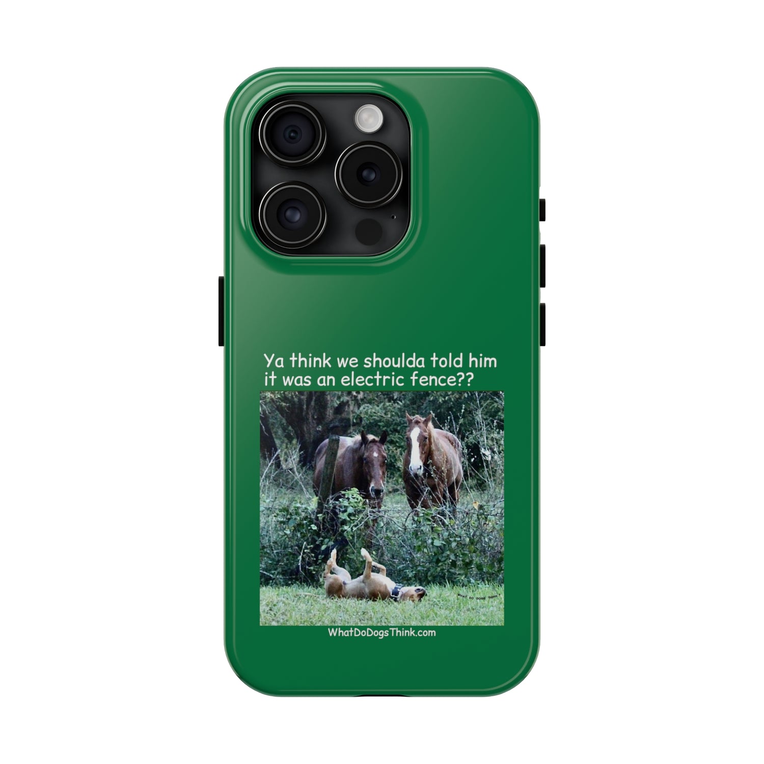 Electric Fence   Green Tough Phone Cases