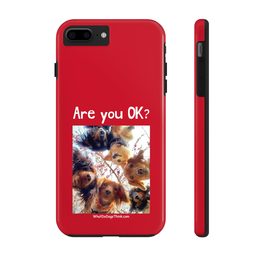 Are you OK?   Red Tough Phone Cases