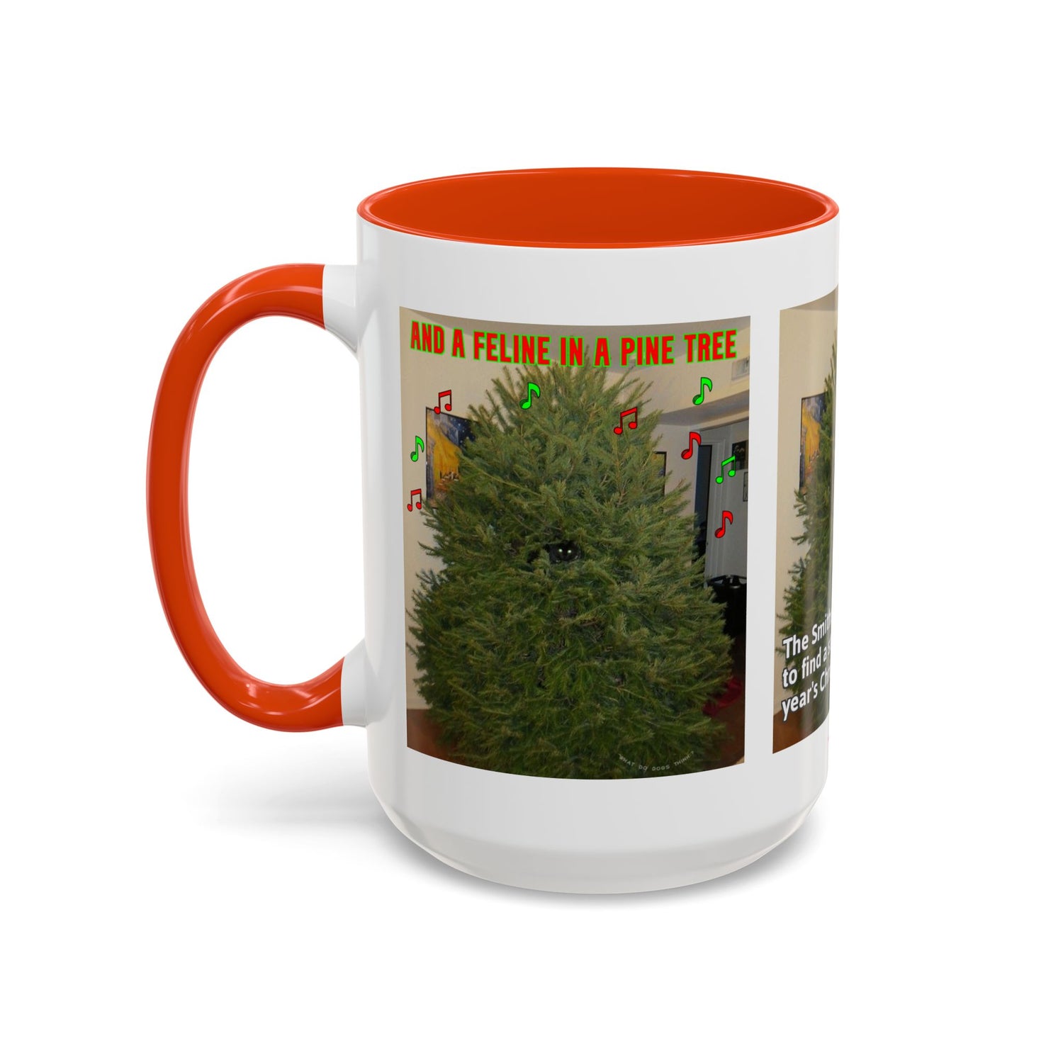 Christmas Tree Cat Mug