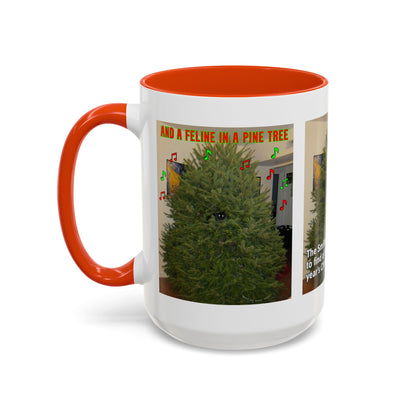 Christmas Tree Cat Mug