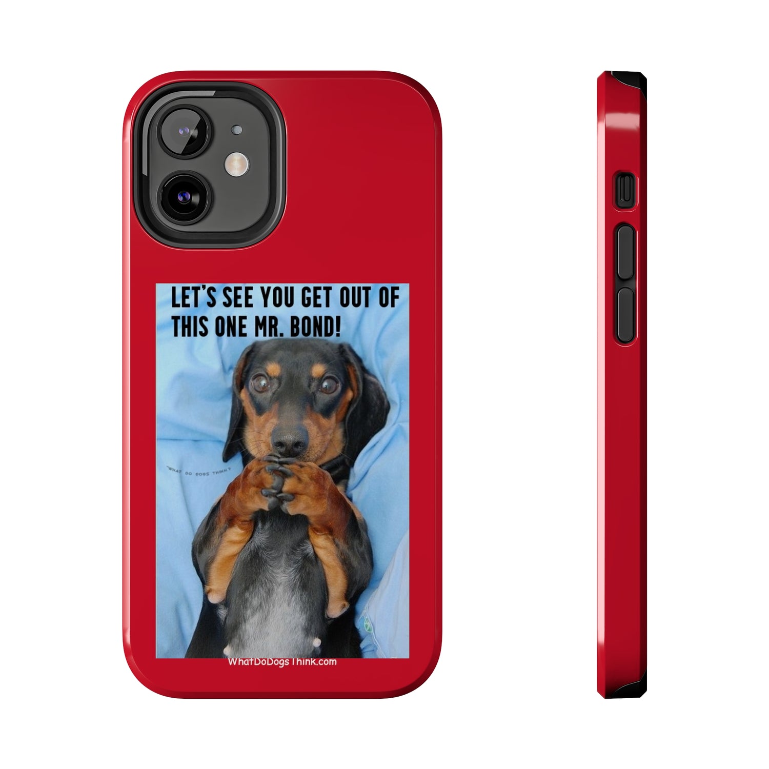 Mr Bond    Red Tough Phone Cases