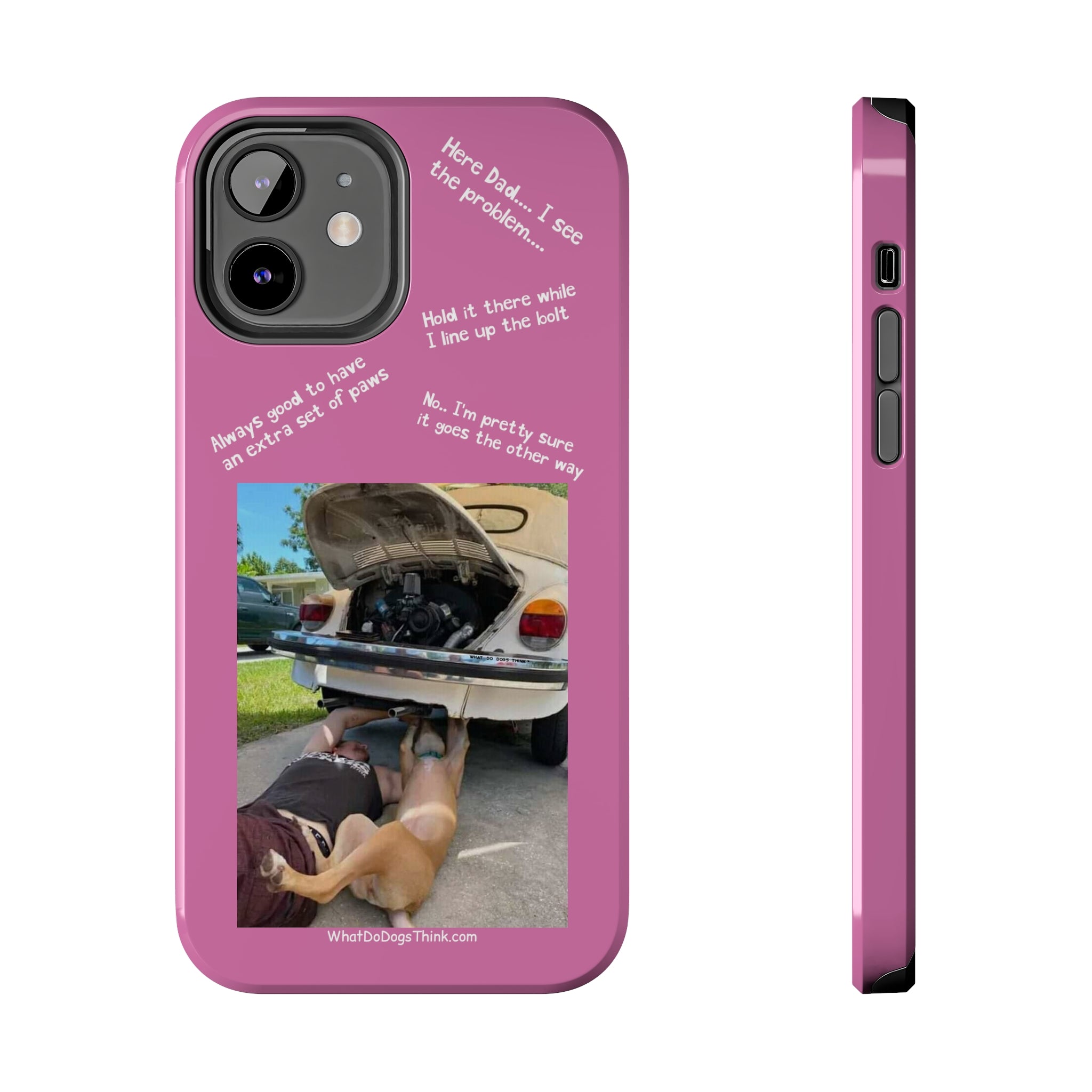 Bug Helper Compilation   Pink Tough Phone Cases