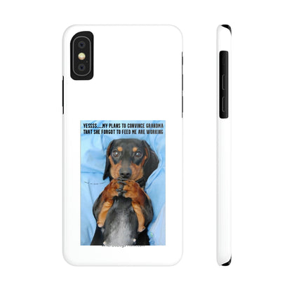 Grandma     White Slim Phone Cases