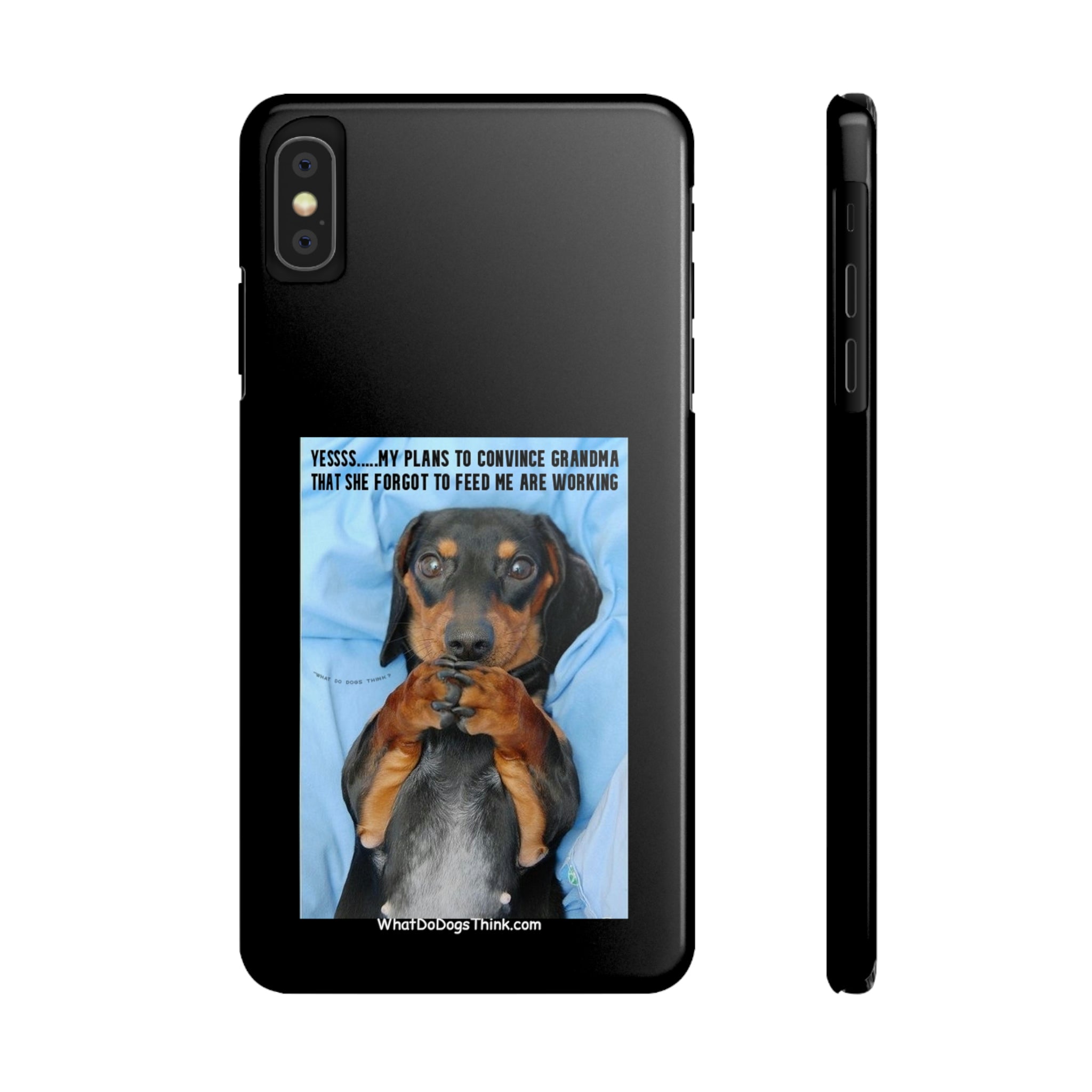 Grandma    Black Slim Phone Cases