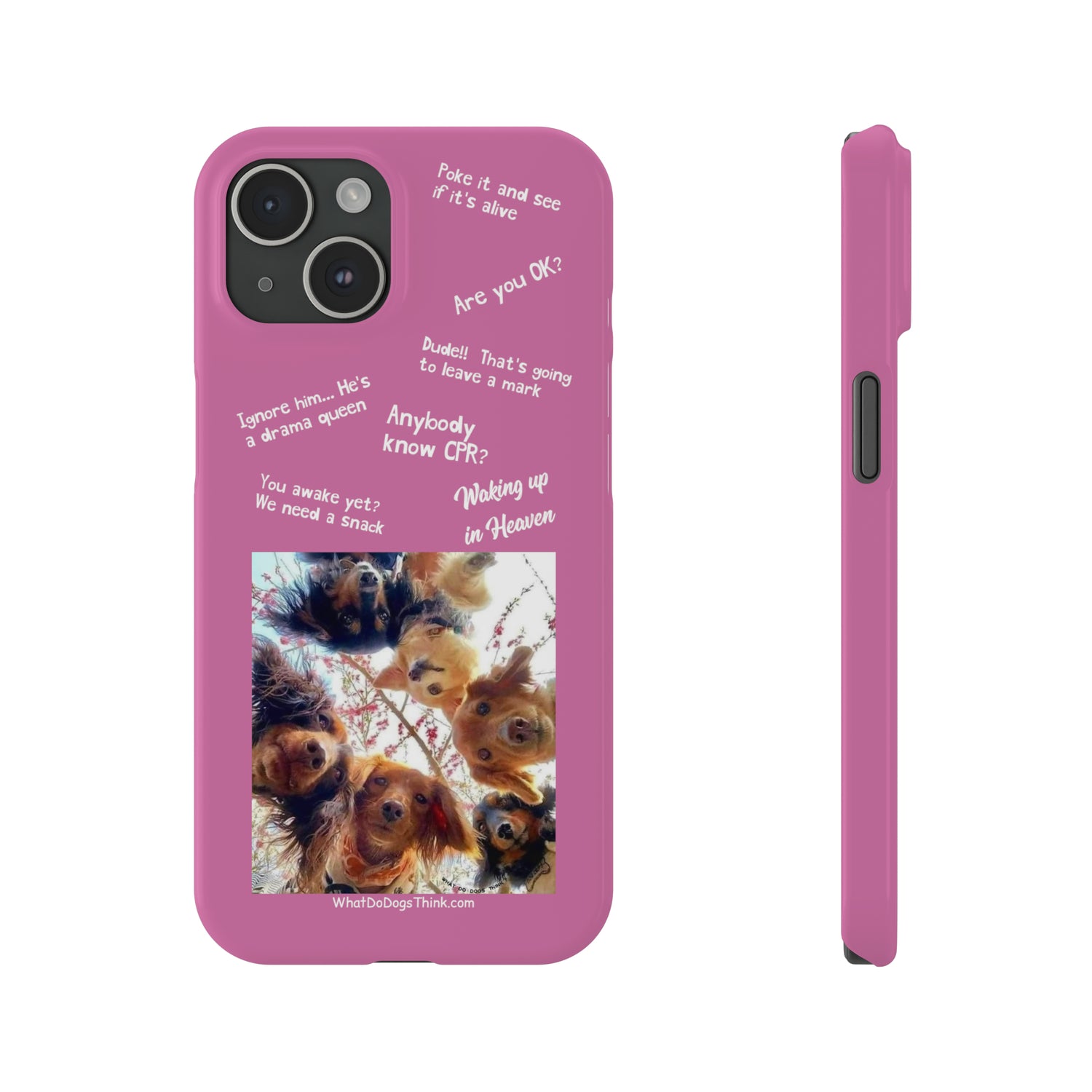 Are You OK?  Compilation    Pink Slim Phone Cases