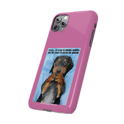 Grandma    Pink Slim Phone Cases