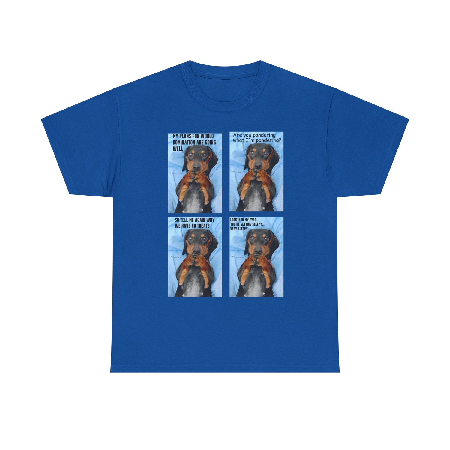 Devious Dachshund  T shirt Double Sided