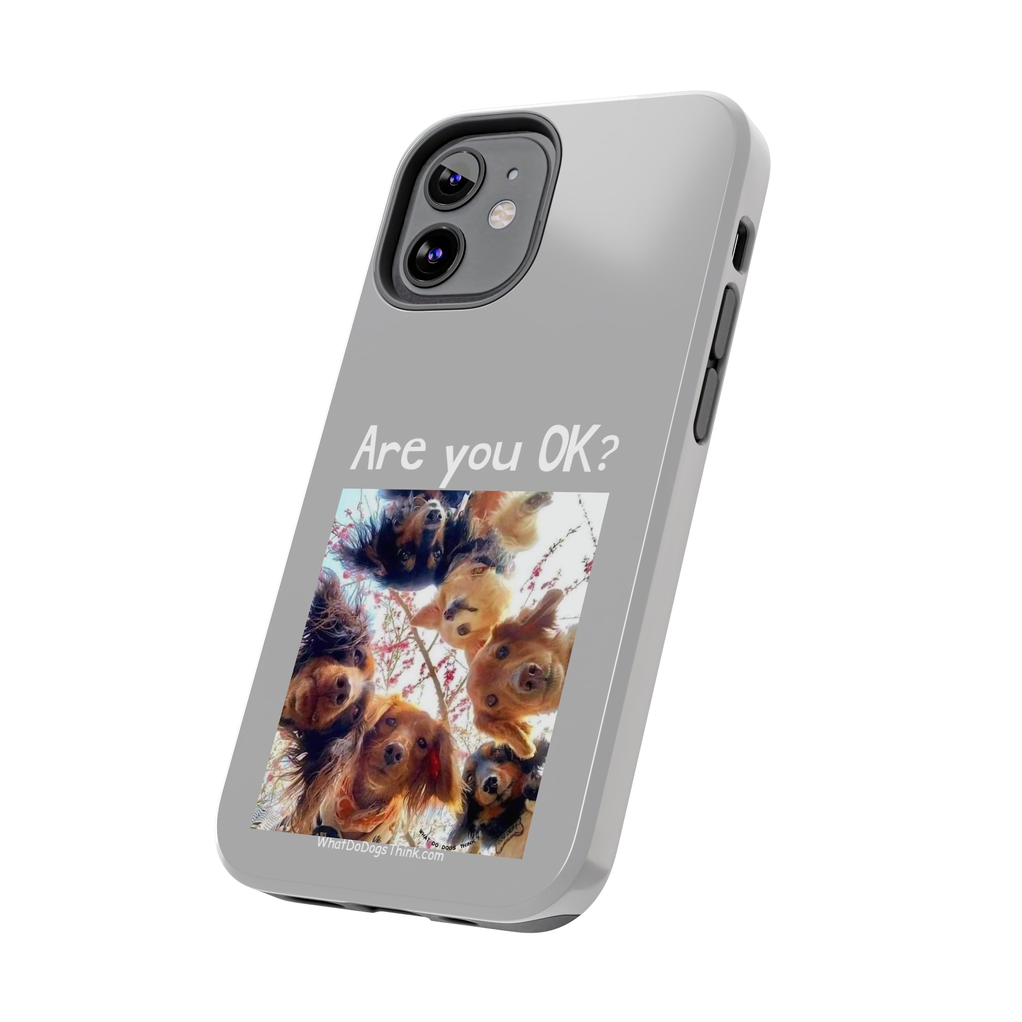 Are you OK?   Grey Tough Phone Cases