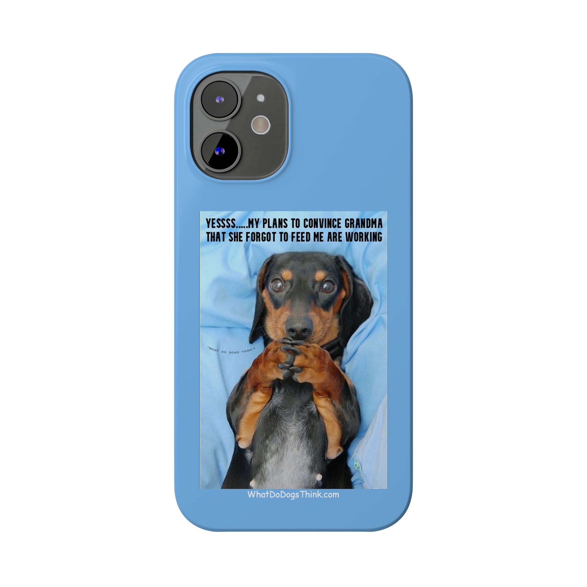 Grandma    Blue Slim Phone Cases