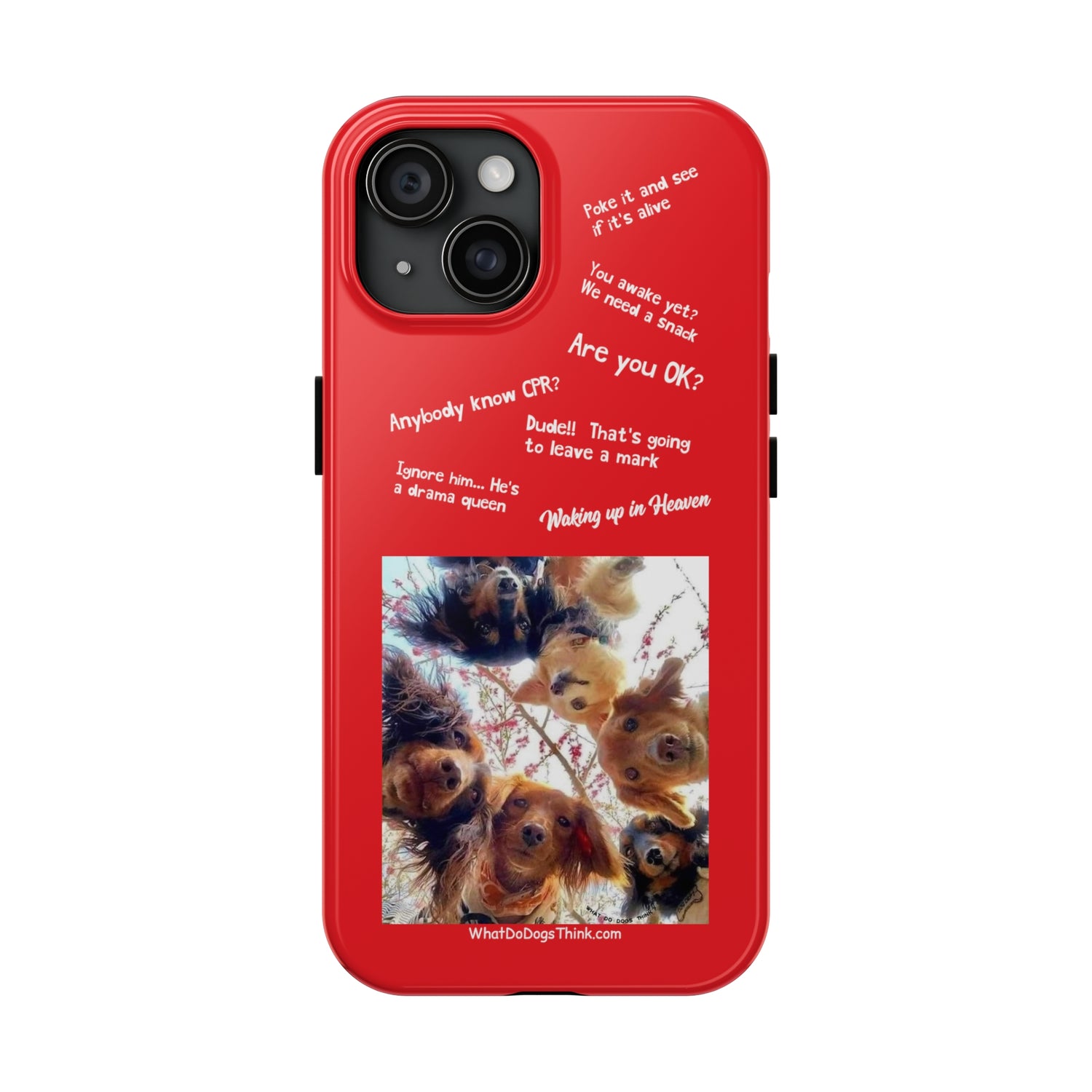 Are you OK? Compilation  Red Tough Phone Cases