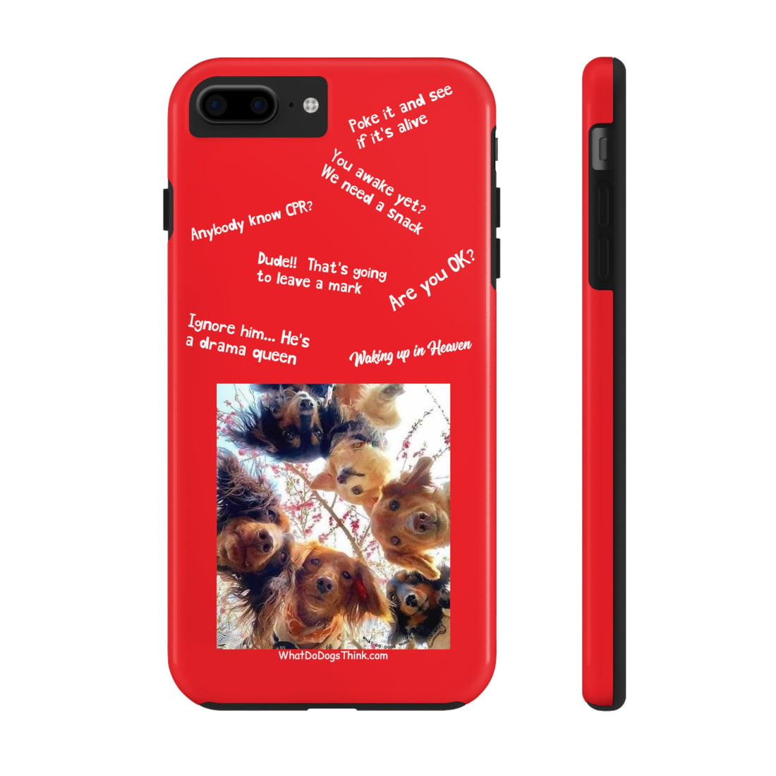 Are you OK? Compilation  Red Tough Phone Cases