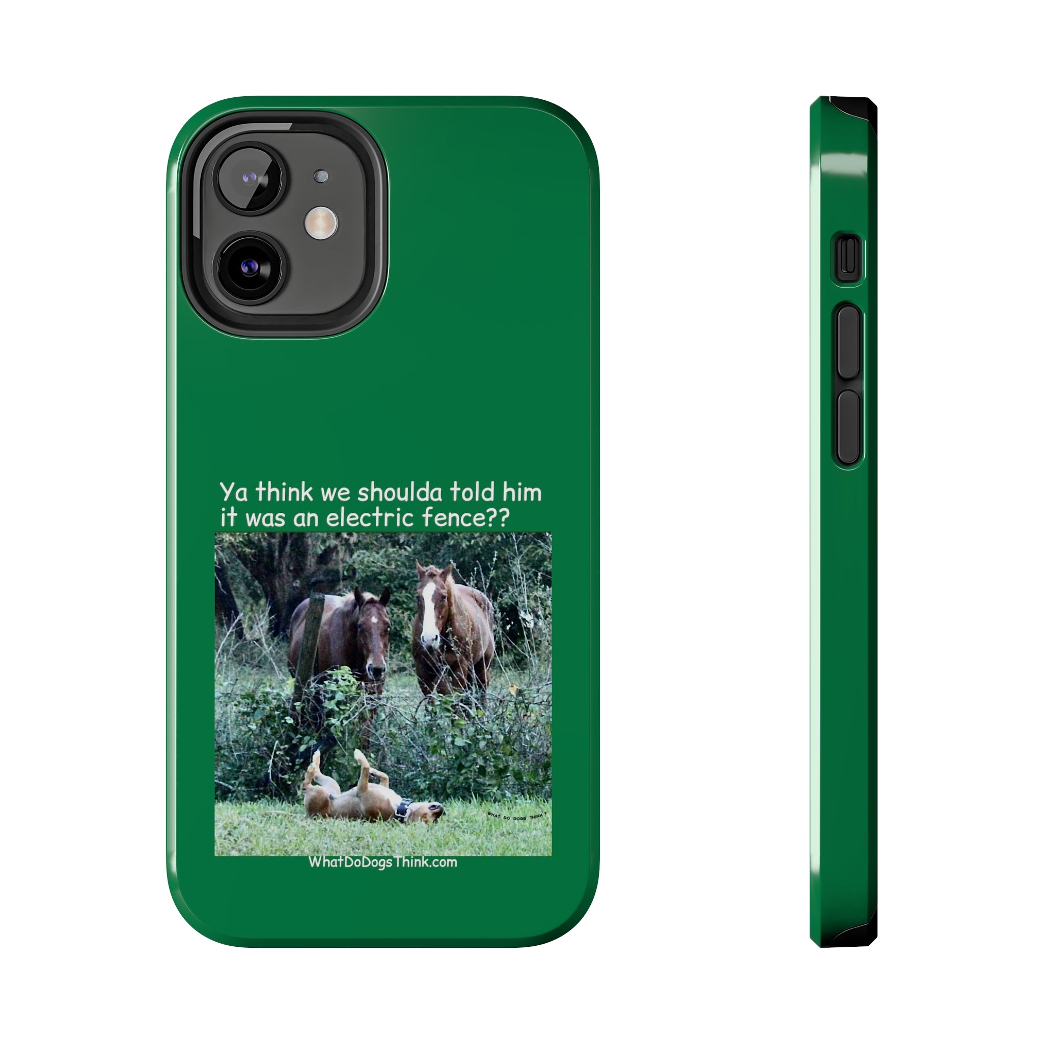 Electric Fence   Green Tough Phone Cases