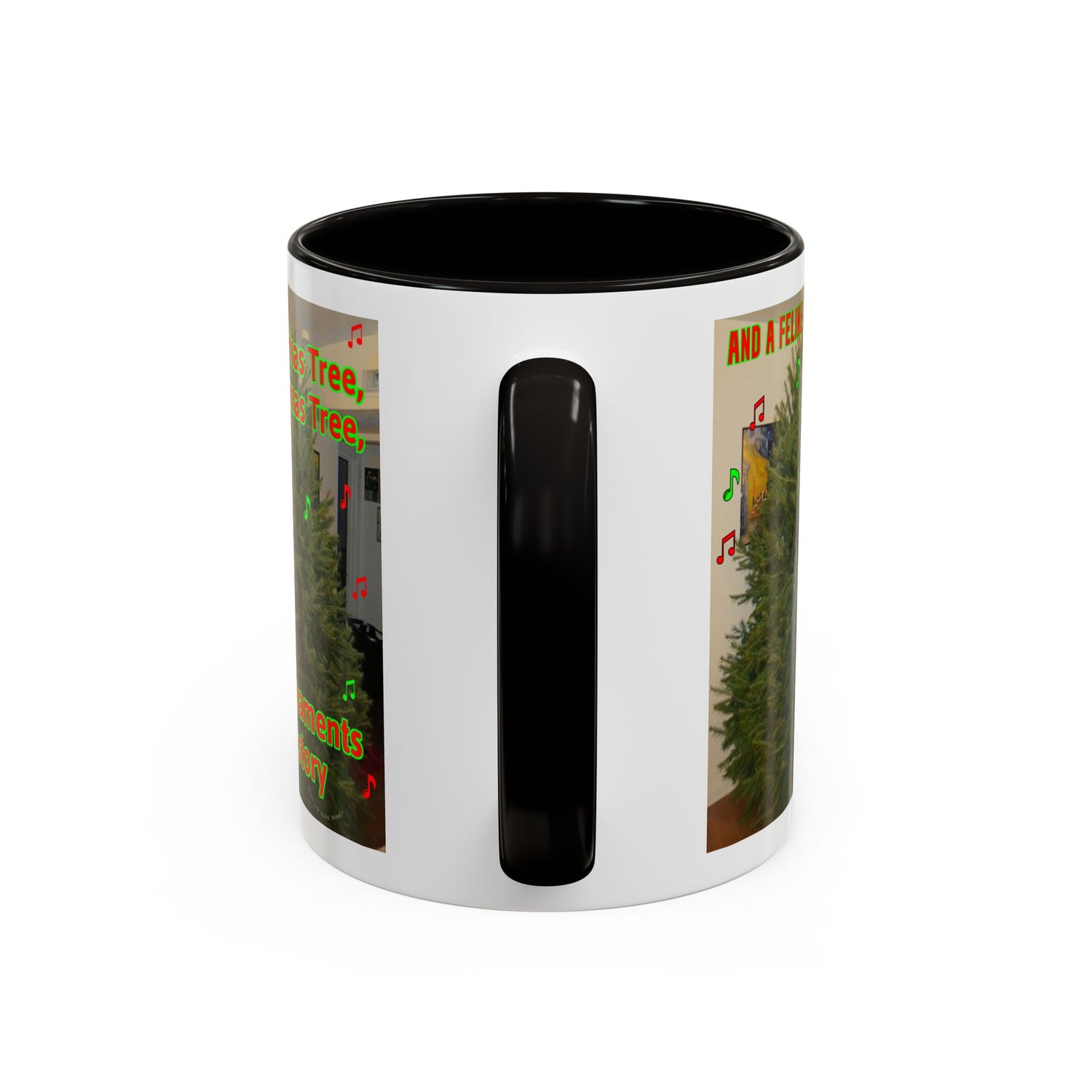 Christmas Tree Cat Mug