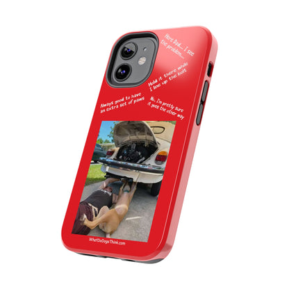 Bug Helper Compilation   Red Tough Phone Cases