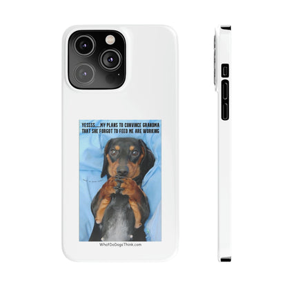 Grandma     White Slim Phone Cases