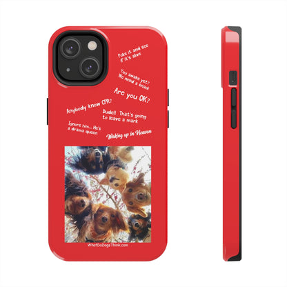 Are you OK? Compilation  Red Tough Phone Cases