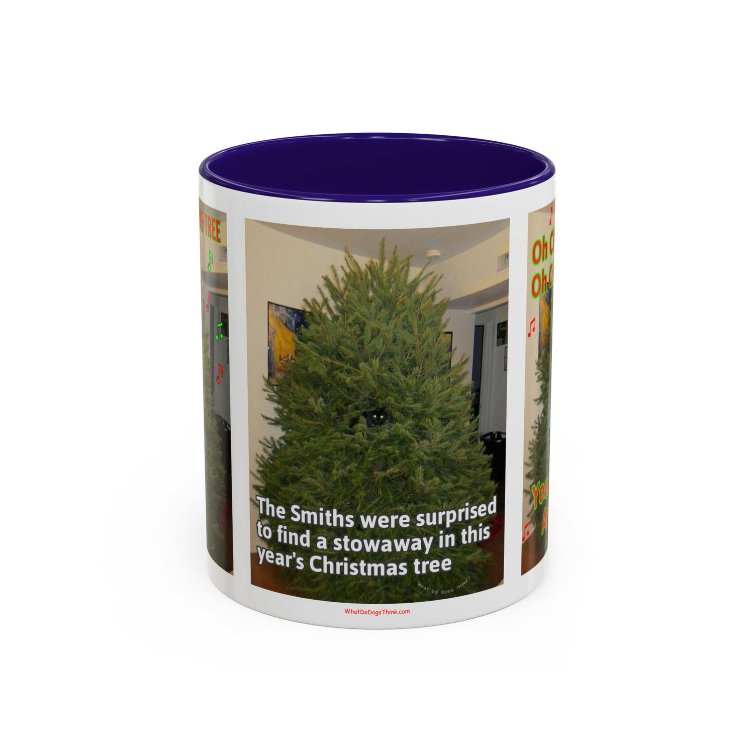 Christmas Tree Cat Mug