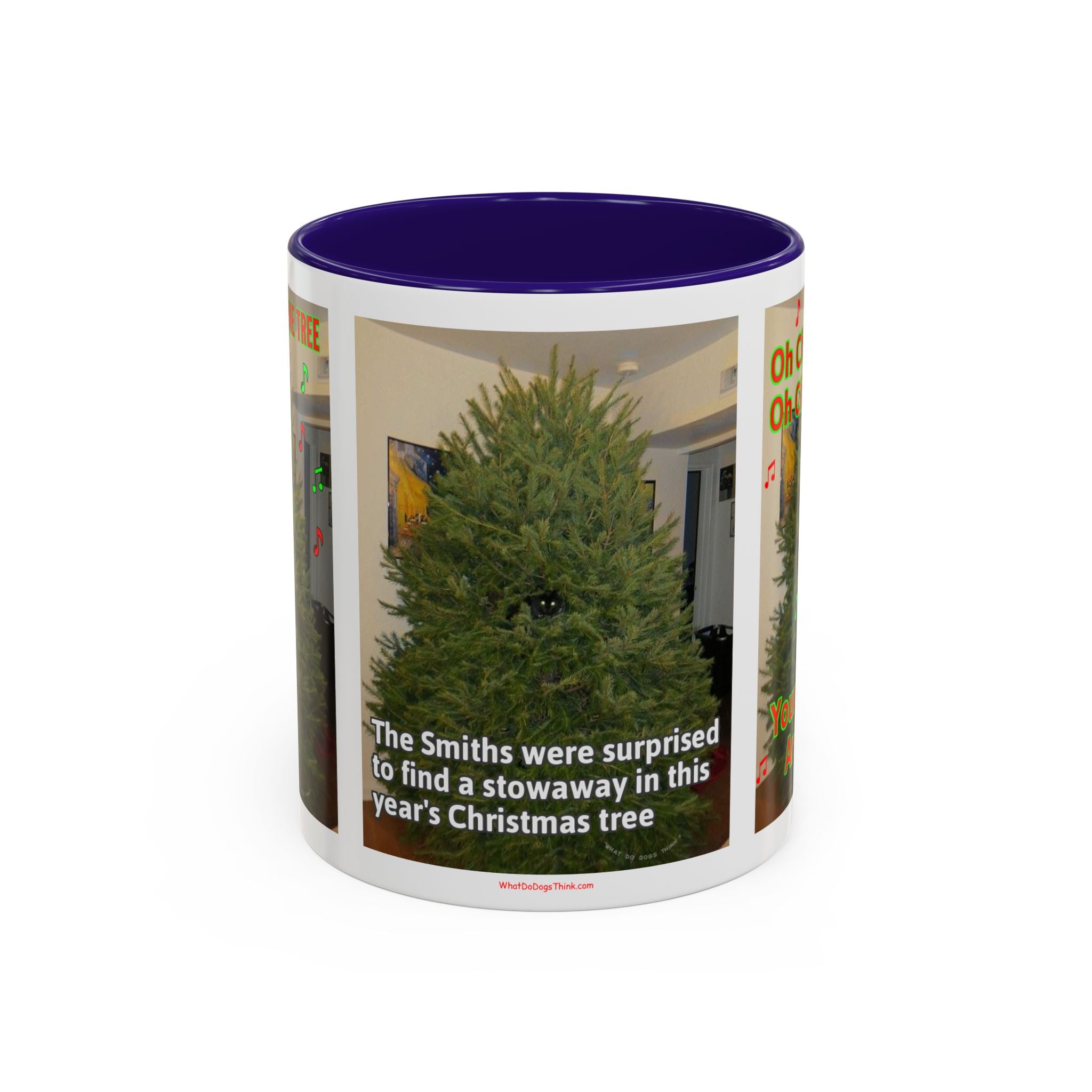 Christmas Tree Cat Mug