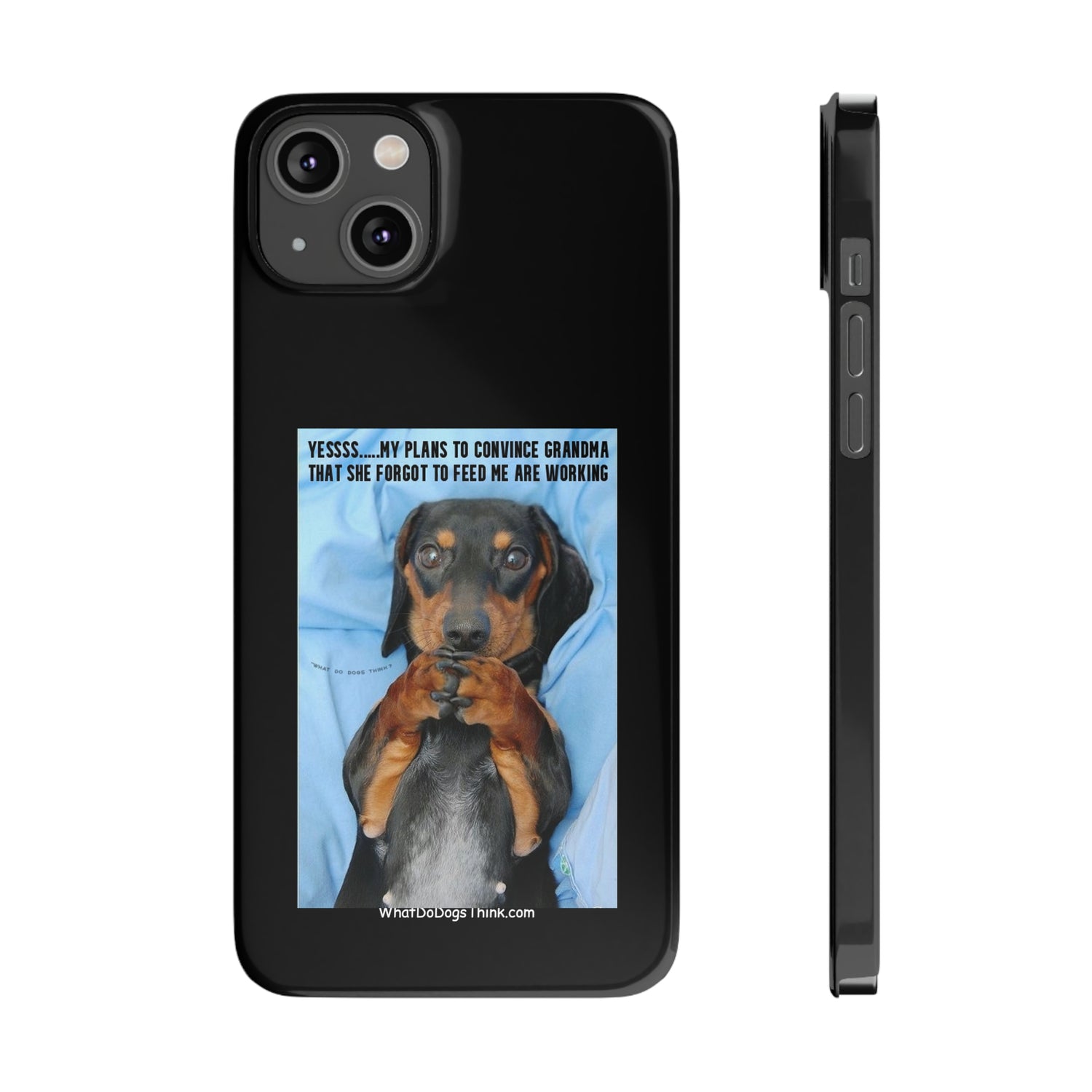 Grandma    Black Slim Phone Cases