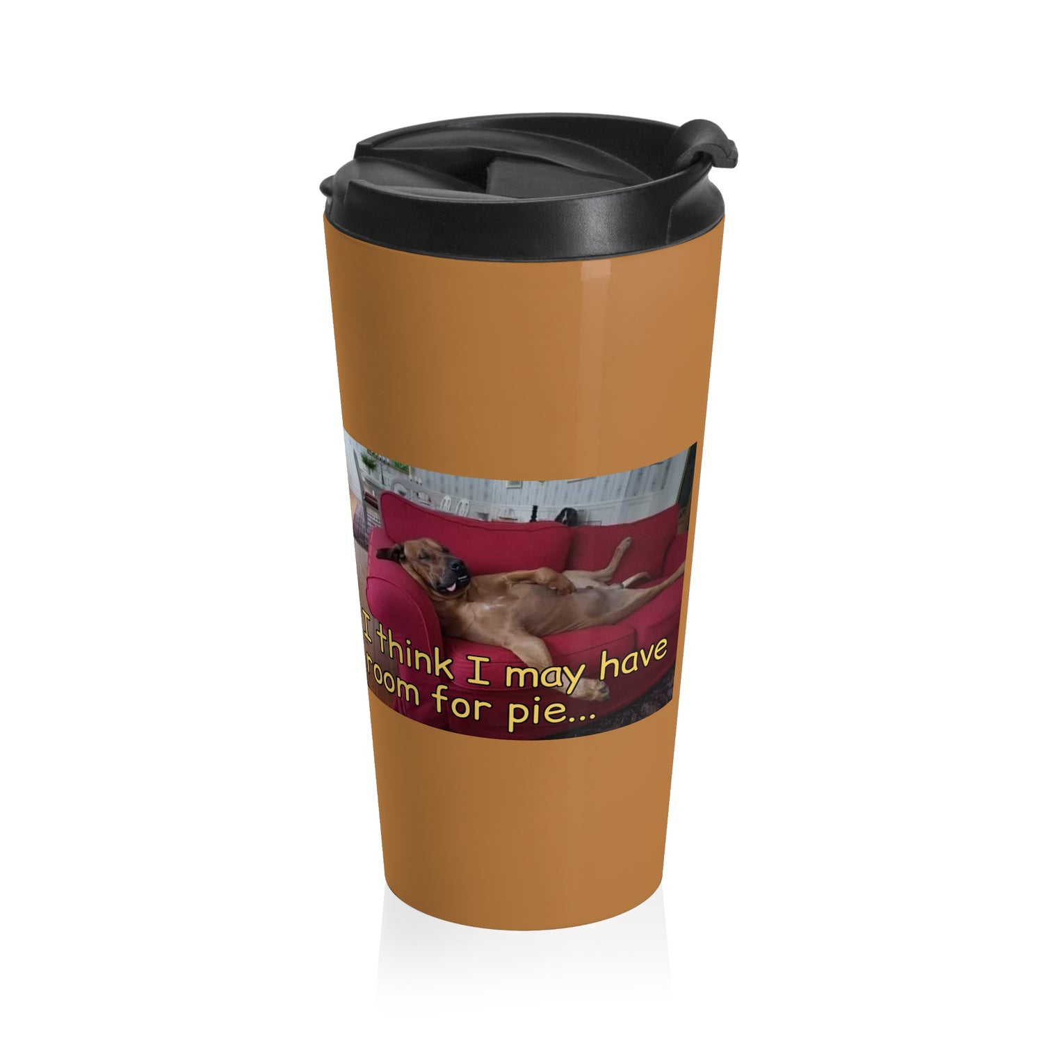 Stuffed Dog Insulated Stainless Steel Travel Mug