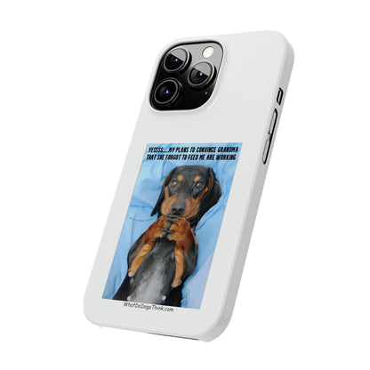 Grandma     White Slim Phone Cases