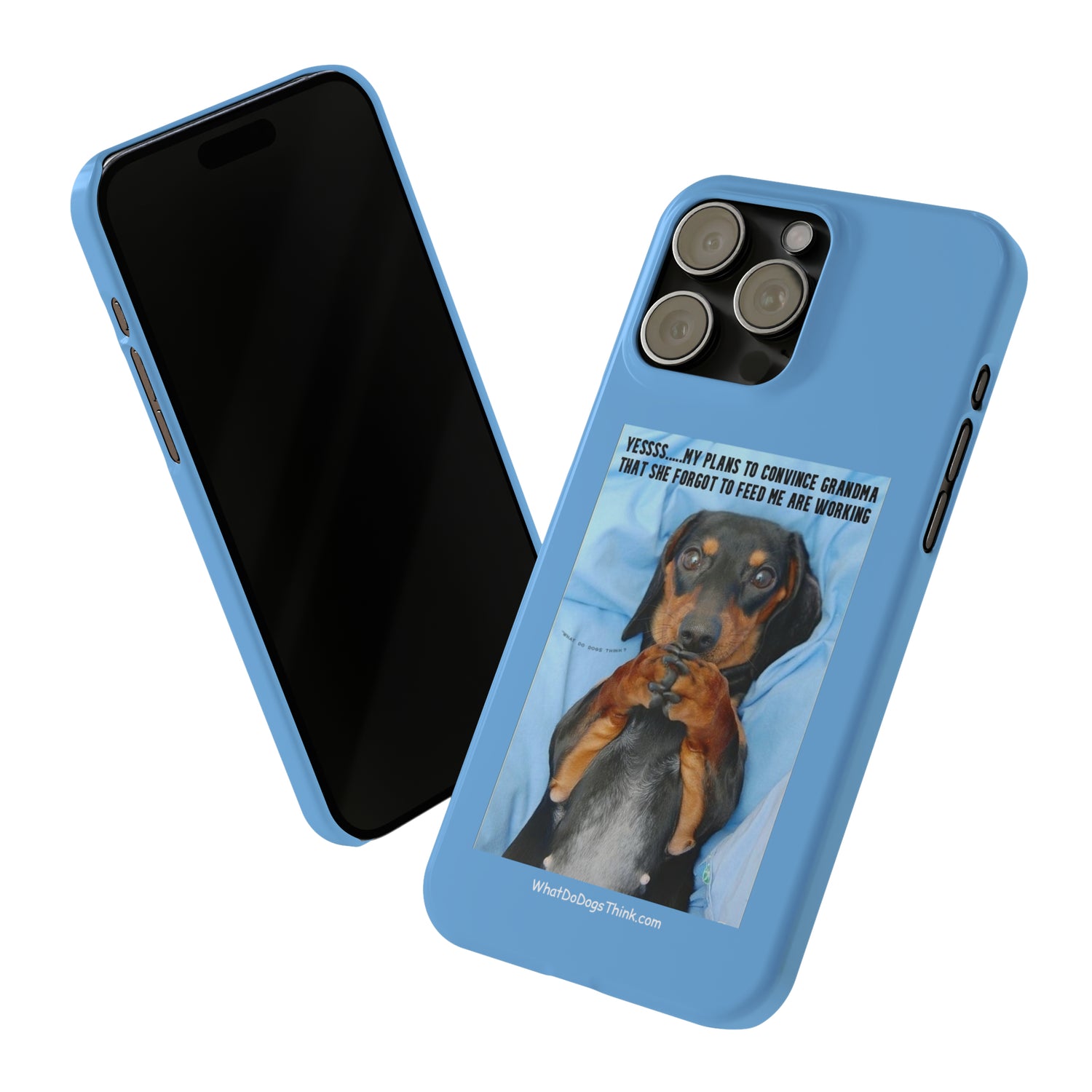 Grandma    Blue Slim Phone Cases