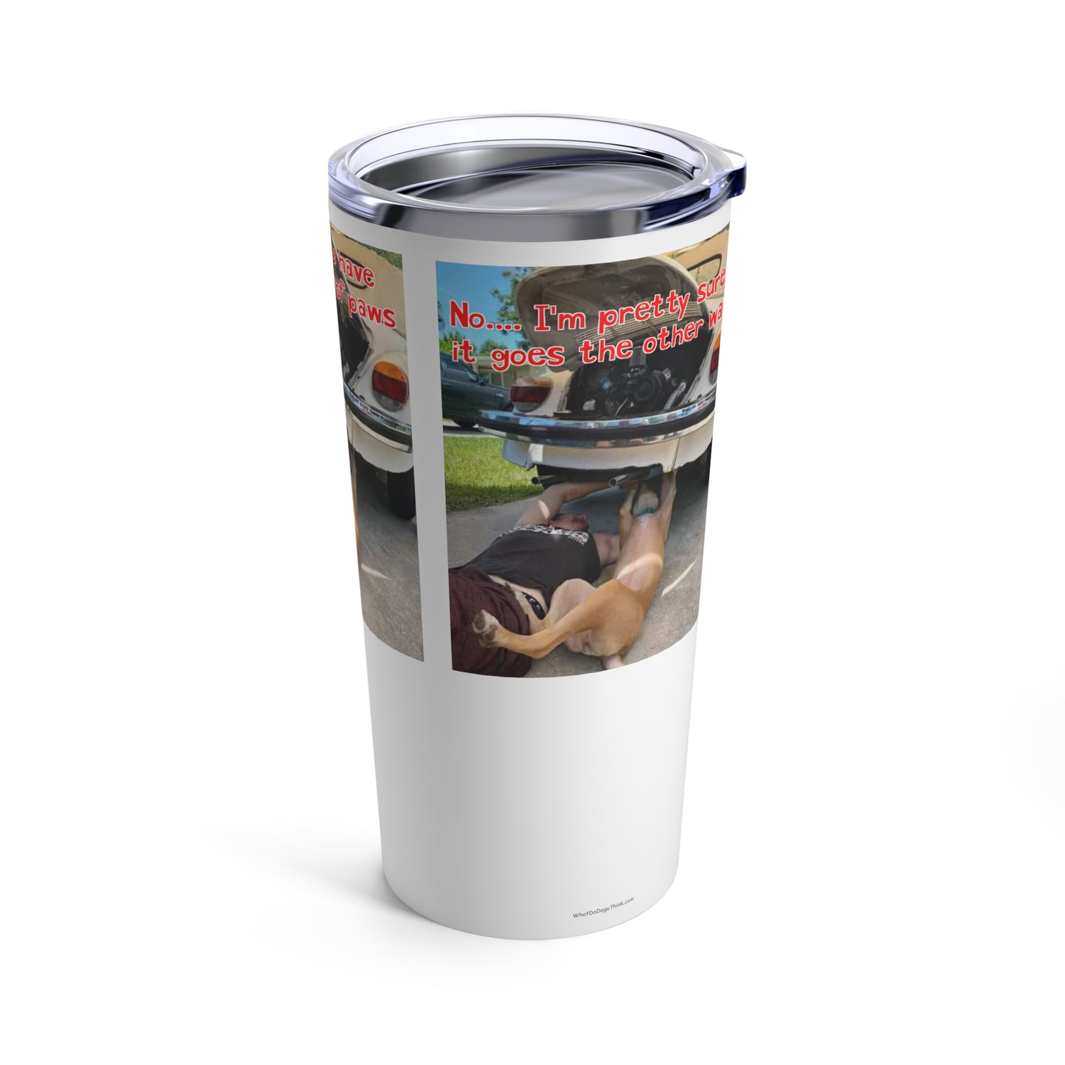 VW Helper  White Tumbler 20oz