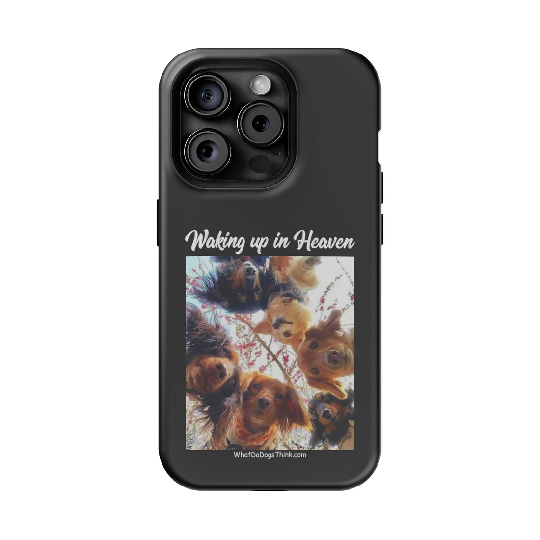 Waking Up In Heaven Black MagSafe Tough Cases