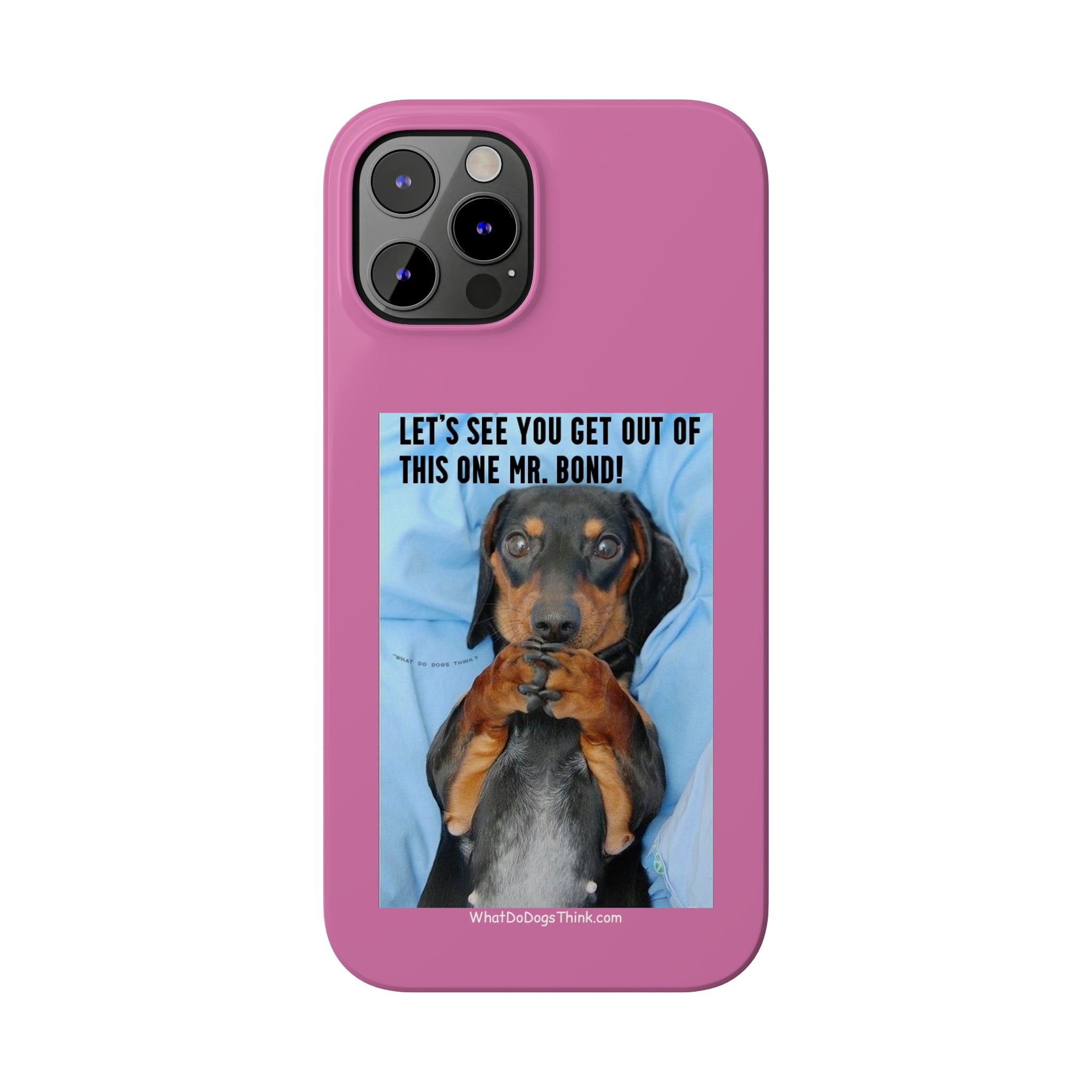 Mr. Bond    Pink Slim Phone Cases