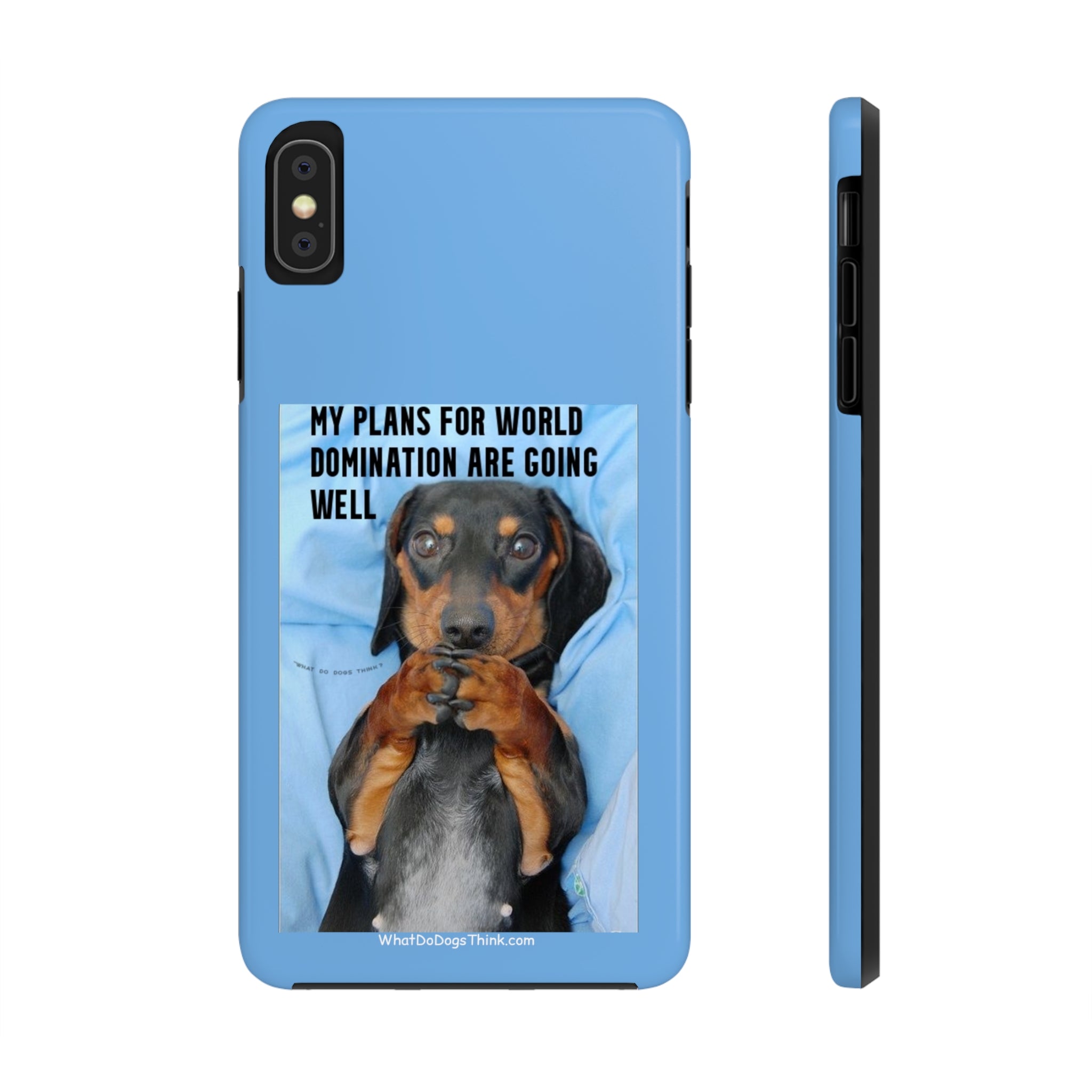 World Domination    Blue Tough Phone Cases