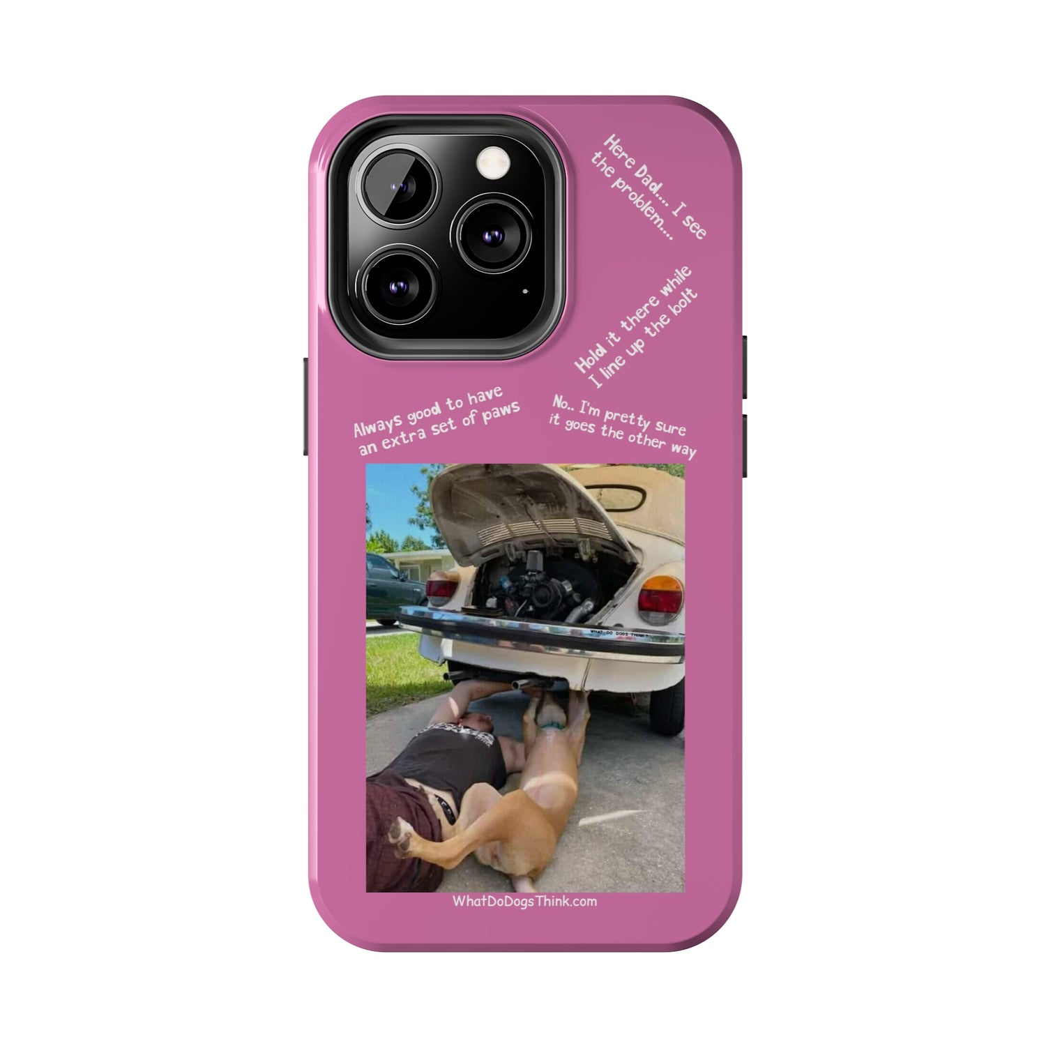 Bug Helper Compilation   Pink Tough Phone Cases